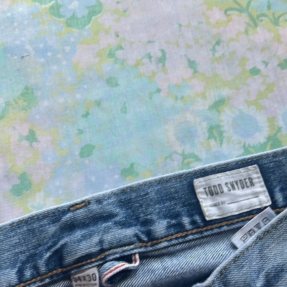 Todd Snyder | Slim Selvedge Denim Jeans 34X30 Midwash 100% Cotton - Picture 8 of 14
